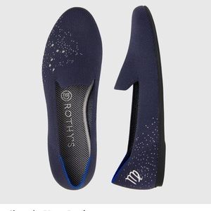 Rothy’s size 9 navy blue zodiac Virgo loafers
